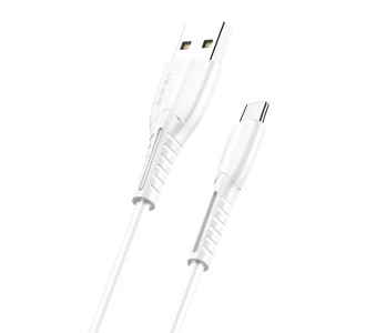 USAMS καλώδιο USB-C σε USB US-SJ366, 2A, 1m, λευκό