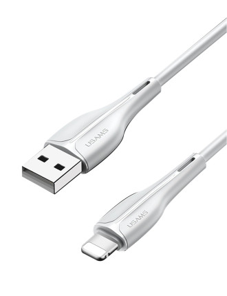 USAMS καλώδιο Lightning σε USB US-SJ371, 2A, 1m, λευκό