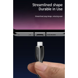 USAMS καλώδιο USB-C σε USB US-SJ372, 10W, 1m, λευκό