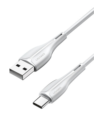 USAMS καλώδιο USB-C σε USB US-SJ372, 2A, 1m, λευκό USAMS καλώδιο USB-C σε USB US-SJ372, 2A, 1m, λευκό