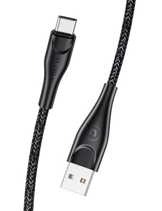 USAMS καλώδιο USB-C σε USB US-SJ392, 2A, 1m, μαύρο USAMS καλώδιο USB-C σε USB US-SJ392, 2A, 1m, μαύρο