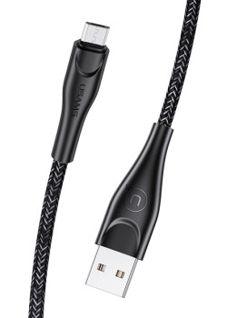 USAMS καλώδιο micro USB σε USB US-SJ393, 10W, 1m, μαύρο