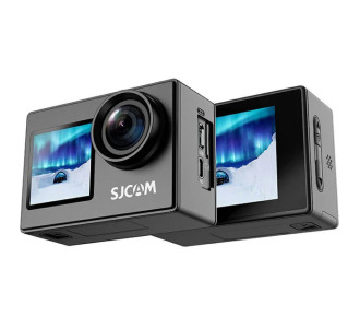 SJCAM action camera SJ4000 Dual Screen, 2x οθόνες, 16MP/4K, WiFi, αδιάβροχη θήκη, μαύρη