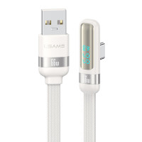 USAMS καλώδιο USB-C σε USB US-SJ651, 66W, 480Mbps, flat, 1.2m, λευκό