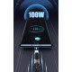 USAMS καλώδιο USB-C σε USB-C US-SJ671, 100W, 480Mbps, 1.2m, μαύρο USAMS καλώδιο USB-C σε USB-C US-SJ671, 100W, 480Mbps, 1.2m, μαύρο