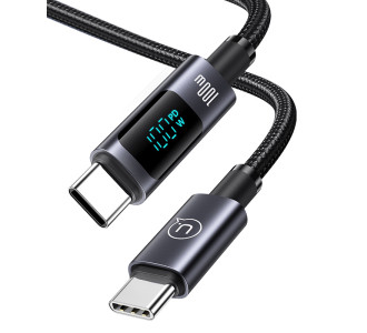 USAMS καλώδιο USB-C σε USB-C US-SJ671, 100W, 480Mbps, 1.2m, μαύρο USAMS καλώδιο USB-C σε USB-C US-SJ671, 100W, 480Mbps, 1.2m, μαύρο