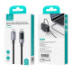 USAMS καλώδιο USB-C σε USB-C US-SJ671, 100W, 480Mbps, 1.2m, μαύρο USAMS καλώδιο USB-C σε USB-C US-SJ671, 100W, 480Mbps, 1.2m, μαύρο