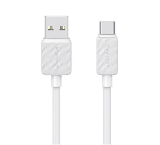 USAMS καλώδιο USB-C σε USB US-SJ688, 3A, 480Mbps, 1m, λευκό