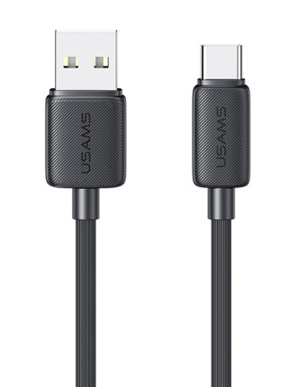 USAMS καλώδιο USB-C σε USB US-SJ693, 3A, 480Mbps, 2m, μαύρο