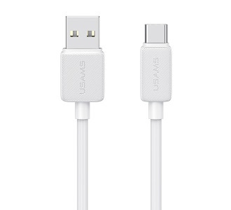 USAMS καλώδιο USB-C σε USB US-SJ693, 3A, 480Mbps, 2m, λευκό