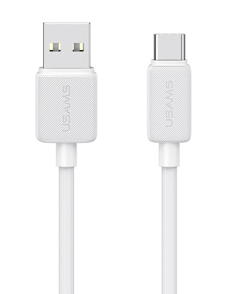 USAMS καλώδιο USB-C σε USB US-SJ693, 3A, 480Mbps, 2m, λευκό