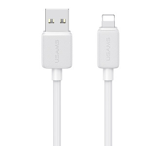 USAMS καλώδιο Lightning σε USB US-SJ694, 2.4A, 480Mbps, 2m, λευκό USAMS καλώδιο Lightning σε USB US-SJ694, 2.4A, 480Mbps, 2m, λευκό