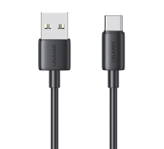USAMS καλώδιο USB-C σε USB US-SJ708, 3A, 480Mbps, 1m, μαύρο