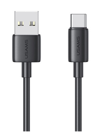 USAMS καλώδιο USB-C σε USB US-SJ708, 3A, 480Mbps, 1m, μαύρο