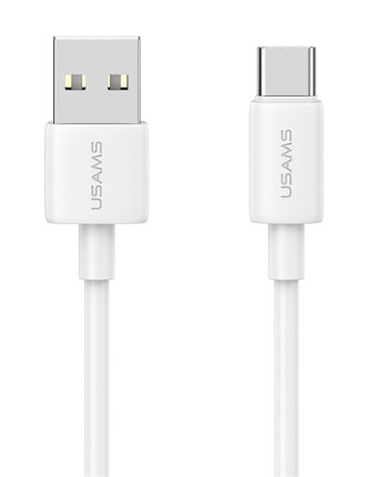 USAMS καλώδιο USB-C σε USB US-SJ708, 3A, 480Mbps, 1m, λευκό USAMS καλώδιο USB-C σε USB US-SJ708, 3A, 480Mbps, 1m, λευκό