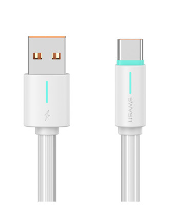 USAMS καλώδιο USB-C σε USB US-SJ732, 3A, 480Mbps, 1m, λευκό USAMS καλώδιο USB-C σε USB US-SJ732, 3A, 480Mbps, 1m, λευκό