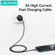USAMS καλώδιο USB-C σε USB SJ767, 3A, 480Mbps, 1m, μαύρο USAMS καλώδιο USB-C σε USB SJ767, 3A, 480Mbps, 1m, μαύρο