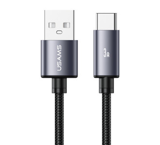 USAMS καλώδιο USB-C σε USB SJ767, 3A, 480Mbps, 1m, μαύρο USAMS καλώδιο USB-C σε USB SJ767, 3A, 480Mbps, 1m, μαύρο