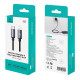 USAMS καλώδιο Lightning σε USB-C SJ770, 30W, 480Mbps, 1m, μαύρο USAMS καλώδιο Lightning σε USB-C SJ770, 30W, 480Mbps, 1m, μαύρο
