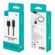 USAMS καλώδιο USB-C σε USB SJ777, 3A, 480Mbps, 1m, μαύρο USAMS καλώδιο USB-C σε USB SJ777, 3A, 480Mbps, 1m, μαύρο