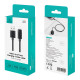 USAMS καλώδιο Lightning σε USB SJ778, 2.4A, 480Mbps, 1m, μαύρο USAMS καλώδιο Lightning σε USB SJ778, 2.4A, 480Mbps, 1m, μαύρο