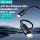 USAMS καλώδιο USB-C SJ780, 60W, 480Mbps, 1m, μαύρο USAMS καλώδιο USB-C SJ780, 60W, 480Mbps, 1m, μαύρο
