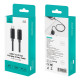 USAMS καλώδιο Lightning σε USB-C SJ781, 30W, 480Mbps, 1m, μαύρο USAMS καλώδιο Lightning σε USB-C SJ781, 30W, 480Mbps, 1m, μαύρο