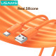 USAMS καλώδιο USB-C σε USB SJ786, σιλικόνης, 3A, 480Mbps, 1m, πορτοκαλί USAMS καλώδιο USB-C σε USB SJ786, σιλικόνης, 3A, 480Mbps, 1m, πορτοκαλί