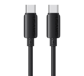 USAMS καλώδιο USB-C SJ787, σιλικόνης, 60W, 480Mbps, 1m, μαύρο USAMS καλώδιο USB-C SJ787, σιλικόνης, 60W, 480Mbps, 1m, μαύρο
