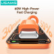 USAMS καλώδιο USB-C SJ787, σιλικόνης, 60W, 480Mbps, 1m, πορτοκαλί USAMS καλώδιο USB-C SJ787, σιλικόνης, 60W, 480Mbps, 1m, πορτοκαλί