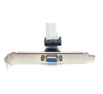 POWERTECH αντάπτορας DB15 αρσενικό σε 16PIN flat καλώδιο SLOT-002 POWERTECH αντάπτορας DB15 αρσενικό σε 16PIN flat καλώδιο SLOT-002