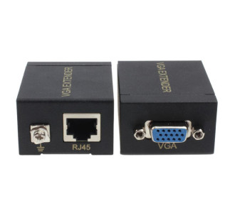 POWERTECH VGA signal extender SLOT-019 μέσω καλωδίου RJ45, 60m POWERTECH VGA signal extender SLOT-019 μέσω καλωδίου RJ45, 60m