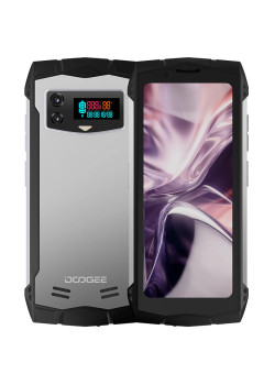 DOOGEE smartphone S Mini, 4.5", 8/256GB, 3000mAh, IP68/IP69K, ασημί