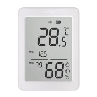 SONOFF smart θερμόμετρο & υγρασιόμετρο AirGuard TH, έως 60°C, ZigBee 3.0 & Bluetooth, λευκό