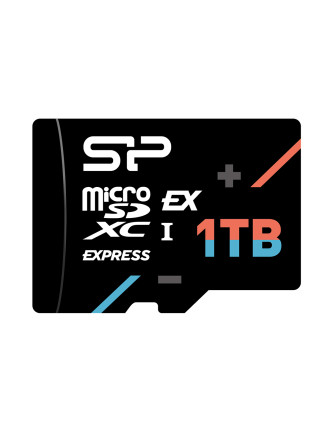 SILICON POWER κάρτα μνήμης microSDXC Express Hypera, 1TB, PCIe Gen 3x1, C10 UHS-I U3 A1 V30