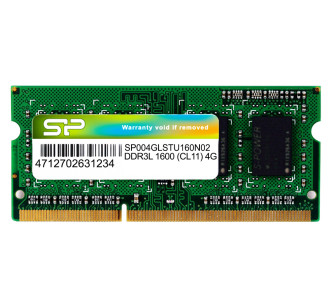 SILICON POWER Μνήμη DDR3L SODimm , 4GB, 1600MHz, PC3L-12800, CL11, 1.35v
