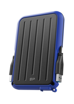 SILICON POWER εξωτερικός HDD Armor A66, 1TB, USB 3.2, μπλε