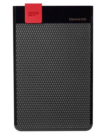 SILICON POWER Εξωτερικός HDD 1TB Diamond D30 D3S, USB 3.2, Black