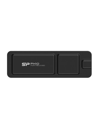 SILICON POWER εξωτερικός SSD PX10, 1TB, USB 3.2, 1050-1050MB/s, μαύρος
