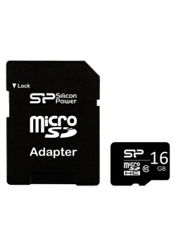 SILICON POWER κάρτα μνήμης 16GB micro SDHC, Class 10