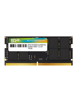 SILICON POWER μνήμη DDR5 SODIMM SP016GBSVU480F02, 16GB, 4800MHz, CL40