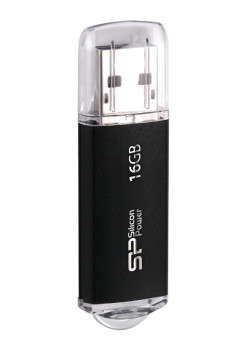 SILICON POWER USB Flash Drive Ultima II-I, 16GB, USB 2.0, μαύρο