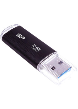 SILICON POWER USB Flash Drive Blaze B02, 16GB, USB 3.2, μαύρο