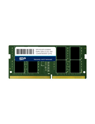 SILICON POWER industrial μνήμη DDR4 SODIMM SP016GISFU320BH0, 16GB, 3200MHz, CL22, -20~95 °C