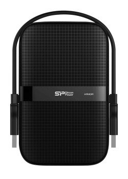 SILICON POWER εξωτερικός HDD Armor A60, 2TB, USB 3.2, μαύρος