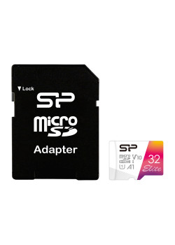 SILICON POWER κάρτα μνήμης microSDXC Elite, 32GB, C10 UHS-I U1 A1 V10