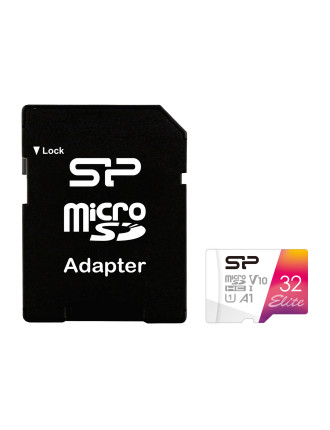 SILICON POWER κάρτα μνήμης microSDXC Elite, 32GB, C10 UHS-I U1 A1 V10
