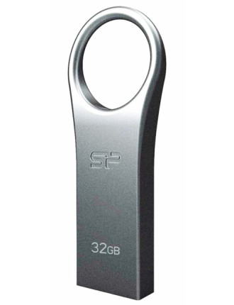 SILICON POWER USB Flash Drive Firma F80, 32GB, USB 2.0, ασημί SILICON POWER USB Flash Drive Firma F80, 32GB, USB 2.0, ασημί