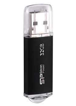 SILICON POWER USB Flash Drive Ultima II-I, 32GB, USB 2.0, μαύρο