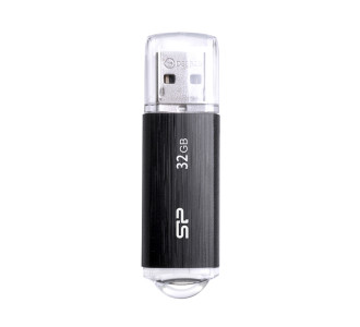 SILICON POWER USB Flash Drive Ultima U02, 32GB, USB 2.0, μαύρο SILICON POWER USB Flash Drive Ultima U02, 32GB, USB 2.0, μαύρο